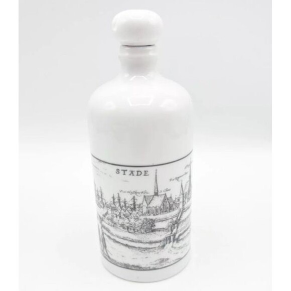 Vintage Bottle Flask Stade Germany Decanter Altenkunstadt EMPTY 6.25" *READ - Picture 11 of 11